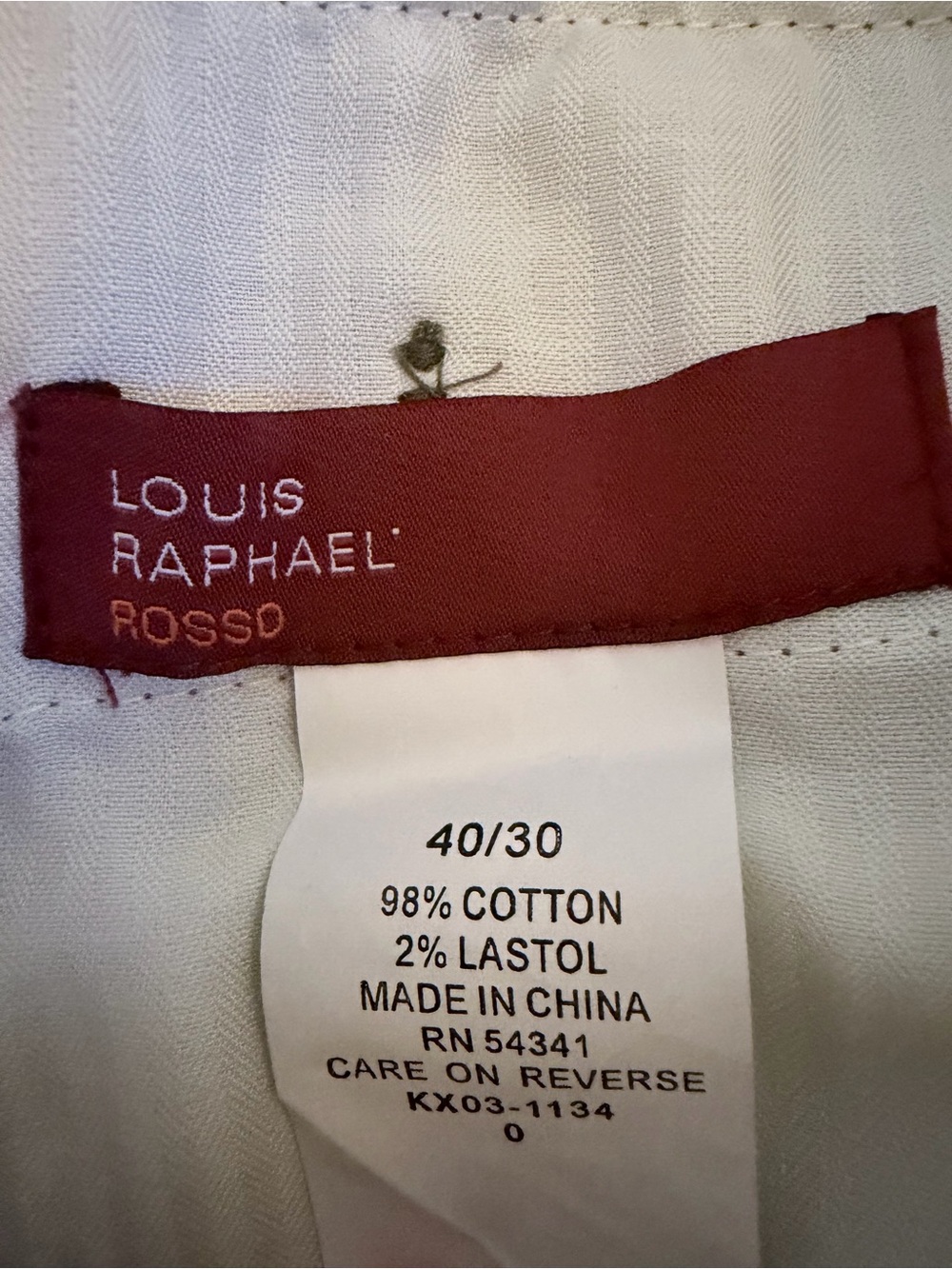 Men’s Louis Raphael ROSSO Dress Pants - Picture 3 of 3